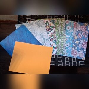 Bundle of 25 8.5x11 Paper Studio Scrapbook papers